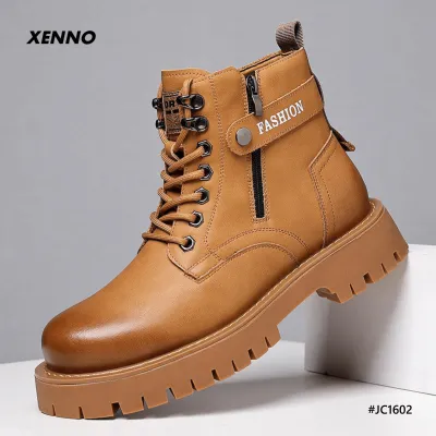 British Style High Top Leather Martin Boots